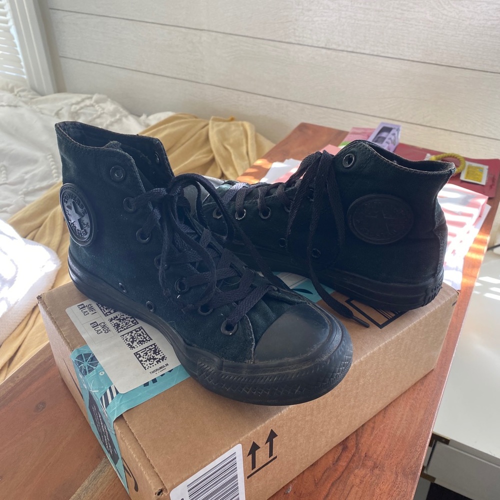 Black High Top Converse
